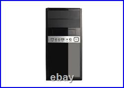 1016 Micro ATX Case 500W Front USB2 & Audio Piano Black
