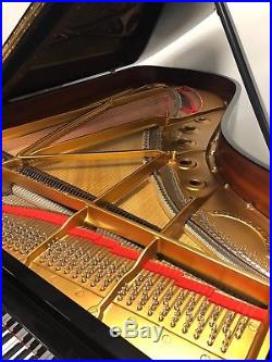 1964, Steinway Model B grand piano, high gloss black case, fully reconditioned