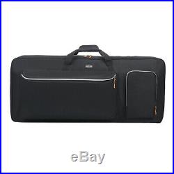 1pc Thicken 61 Key Keyboard Bag Waterproof Electronic Piano Cover Case Black