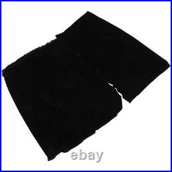 2 PCS Piano Cloth Cover Golden Velvet Case Maintenance Protector