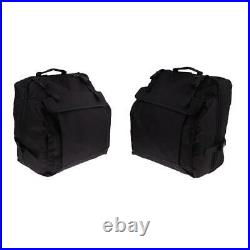 2 Pieces Thick Padded Bass Piano Accordion Gig Bag Accordion Case Backpack
