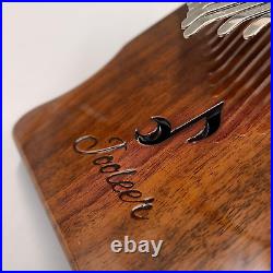 21 Keys Solid Kalimba with App Phone Holder Carrying Case Portable Thumb Piano M