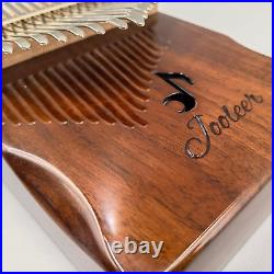 21 Keys Solid Kalimba with App Phone Holder Carrying Case Portable Thumb Piano M