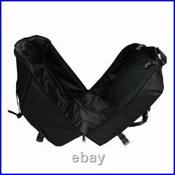2X Padded 80-96 Bass Piano Accordion Gig Bag Carrying Cases Backpack Black