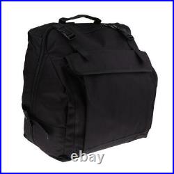 2pcs Soft Thick Padded Bass Piano Accordion Case Gig Bag for Bass Accordion
