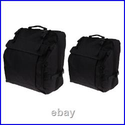 2pcs Thick Padded Bass Piano Accordion Gig Bag Accordion Case Backpack