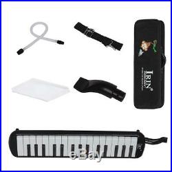 32 Key Piano Style Melodica in Case for Music Lovers Beginners Gift Black