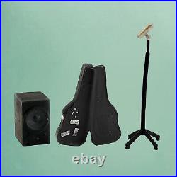 3X Singer Figure People Building Sand Table Layout Scenery Black Piano Case C