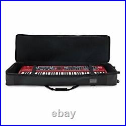 76 Key Keyboard Case with Wheels by Gear4music