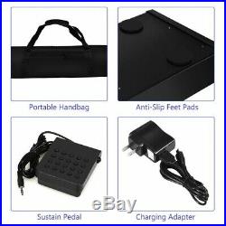 88 Key Digital Piano MIDI Keyboard Pedal Bag Carrying Case Bluetooth USB