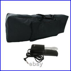 88-Key Gig Bag Storage Case with Damper Sustain Pedal for Electronic Piano