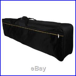 88-Key Keyboard Electric Piano Organ Gig Bag Soft Case Durable Zipper Black