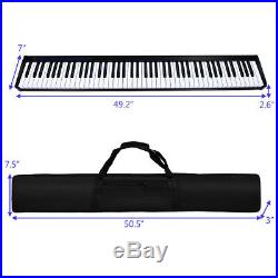 88-Key Portable Electronic Piano Keyboard + Bluetooth & Voice Function with Case