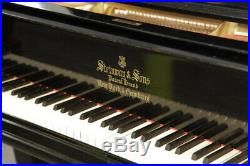 A 1902, Steinway Model B grand piano with a black case. 3 year warranty