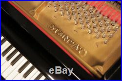 A 1926, Steinway Model O grand piano with a black case. 12month warranty