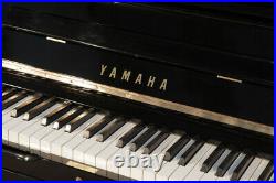 A 1973, Yamaha U3 upright piano with a black case. 3 year warrranty