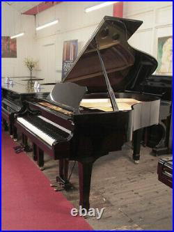 A 1983, Yamaha G3 grand piano with a black case. 3 year warranty