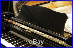 A 1993, Yamaha G3 grand piano with a black case. 3 year warranty