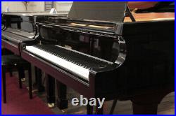 A 2016, W. Hoffmann grand piano with a black case. 5 year warranty