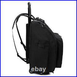Accordion Concertina Bag with Drawbar Wear Resistant Carrying Bag Carry Case