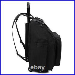 Accordion Concertina Bag with Wheels Piano Accordion Case Durable Wear Resistant