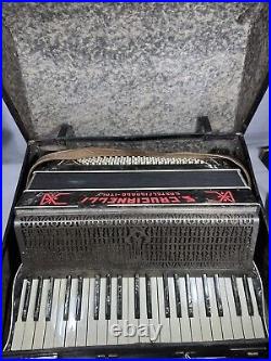 Accordion Santa Crucianelli Cased Rare Needs Restoration