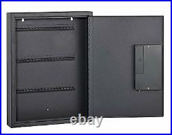 AdirOffice Black Steel 60 Home Auto Key Cabinet Digital Lock Storage Key Case