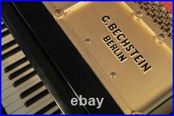 Antique, 1912, Bechstein Model E grand piano with a black case. 3 year warranty