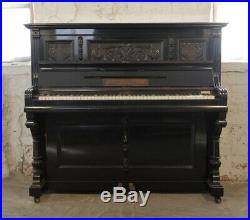 Art Nouveau style, Gors and Kallmann upright piano with a black case