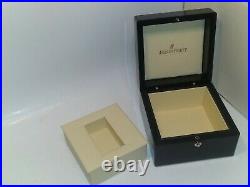 Audemars Piguet Royal Oak Watch Box, Piano Black Wooden Storage Case USA SELLER
