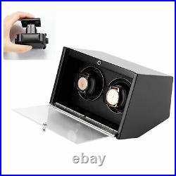 Automatic Mechanical Watch Winder Box Leather Wood Self-Winding Display Case