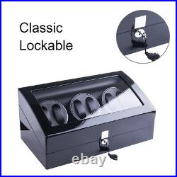 Automatic Watch Winder Rotation Luxury Display 6+7 Box Storage Case UK