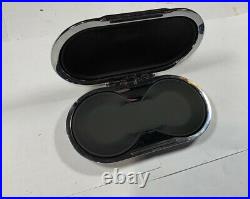 BENTLEY Bentayga Piano Black Sunglasses Case Cup Holder Hard Cover Leather Lined