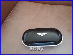 BENTLEY CONTINENTAL GT Sunglasses Case Holder (Piano Black&Hotspur Red Leather)