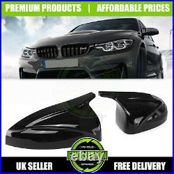 BMW 2 Series F22 Coupe 2014 -2020 PIANO Black Wing Mirror Caps Covers M Style