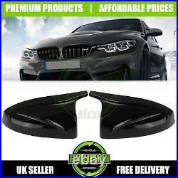 BMW 4 Series F36 Grand Coupe 14-2020 PIANO Black Wing Mirror Caps Covers M Style