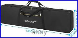 BQKOZFIN 88 Key Keyboard Gig Bag Case, Portable Padded Electric Piano 88-Key