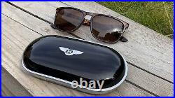 Bentley Continental GT Flying Spur Sunglasses Case Piano Black Beluga Leather