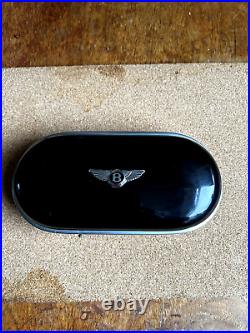 Bentley Continental GT Sunglasses Console Case Piano Black, leather interior