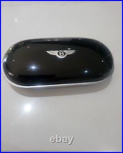 Bentley Continental GT Sunglasses Console Case Piano Black, leather interior