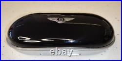 Bentley Continental console sunglasses case, Piano Black/Leather Black