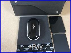 Bentley Glasses/Sunglasses console case Piano Black Black Beluga interior