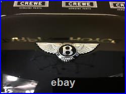 Bentley Sunglasses Case Spectacles Case Black Piano Wood, Dove Gray insert #B12