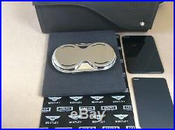 Bentley glasses sunglasses Bentayga Piano Black New Style console Case OEM(ref3)