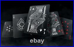 Bicycle Playing Cards Double Black (4 Deck Set + Luxury Piano Case) RARE