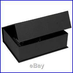 Black Baby Grand Piano Music Box with Bench and Black Case Music of the Ni R8Z4
