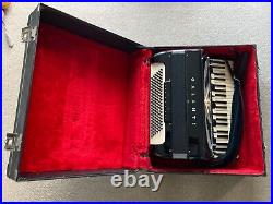 Black Galanti Piano Accordion 120 Used