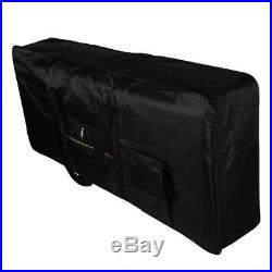 Black Oxford Fabric Carrying Case Bag for 61 Key Electronic Piano Accessory