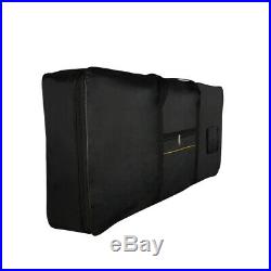 Black Portable 61-Key Keyboard Electric Piano Bag Padded Oxford Carry Case