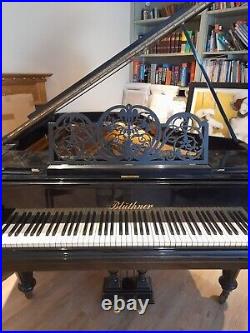 Bluthner Model VIII (Style 8) 6ft 3 Grand Piano Aliquot Stringing Ebonised Case